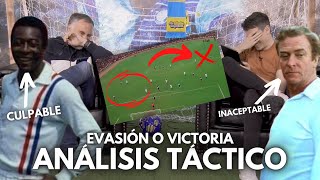 EL PARTIDO DE EVASIÓN O VICTORIA EL ANÁLISIS TÁCTICO DEFINITIVO [upl. by Toile]