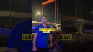 India 🇮🇳 Flag in Dubai Frame 🖼️ Indian lifestyle in Dubai dubai shorts india hindi [upl. by Eihcir220]