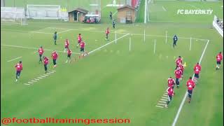 Warmup Fc Bayern Coordination Training Idea fcbayern training warmup footballtraningsession [upl. by Darleen]