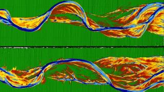 Experimental meandering and braiding rivers [upl. by Snowman715]