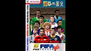 PROBAMOS el PES 6 versión FIFA 96 LATINA [upl. by Artemas255]