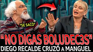 ¡LIBERTARIO DIEGO RECALDE cruzó a MANGUEL y la DEJÓ en SHOCK en VIVO [upl. by Gnod753]