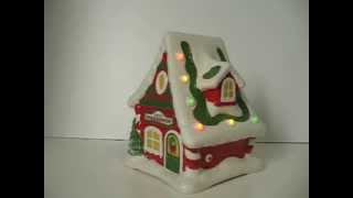 Hallmark Santas Workshop Musical House from the North Pole Village Collector Series [upl. by Hsirrap]