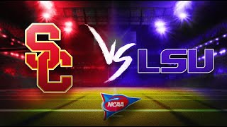 College Football Watch Party USC vs LSU [upl. by Nirred]