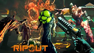 RipOut Fleshy Biomechanical SciFi Horror FPS Where Your Guns Alive amp You Send it to Kill Monsters [upl. by Limaa]