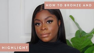 How To Bronze and Highlight  Antonia Mead  MENTED COSMETICS [upl. by Thalassa]