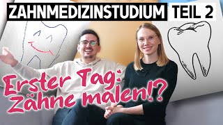 Zahnmedizinstudium Teil 25  Der erste Tag im Studium Das passiert [upl. by Daffodil]