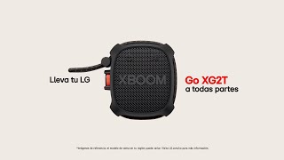 Audio LG LG XBOOM Go XG2T lleva la música a donde sea que vayas  LG [upl. by Potter]