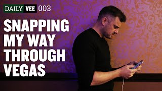 SNAPPING MY WAY THROUGH VEGAS  DailyVee 003 [upl. by Enitsugua]