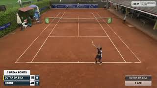 Daniel Dutra Da Silva BRA vs Nick Hardt DOM Guayaquil challenger Ecuador Round 1 [upl. by Jilli]