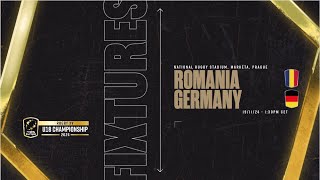 ROMANIA vs GERMANY  RUGBY EUROPE U18 CHAMPIONSHIP 2024 [upl. by Olimreh]