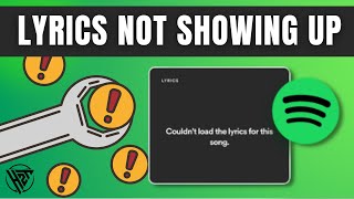 How To Fix Spotify Lyrics Not Working Easy Step 2024 [upl. by Emelina]