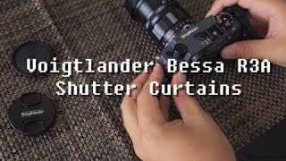 Voigtlander Bessa R3A Shutter Curtains [upl. by Nnaaras]