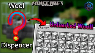 Easiest Unlimited Wool Farm ever in Minecraft 😃 1205 [upl. by Ploss51]