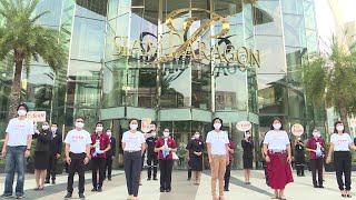 Thai malls reopen after virus shutdown  AFP [upl. by Pepillo331]