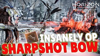 NEW LEGENDARY Sharpshot Bow Destroys Everything  Horizon Forbidden West [upl. by Madelene]