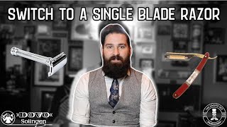 Cartridge Razor vs Safety Razor  Straight Razor Why you should switch to a Single Blade Razor [upl. by Nospmoht]