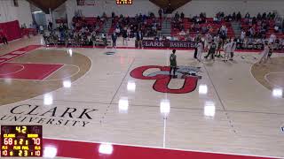 Clark University vs Babson Mens College Basketball [upl. by Aiuoqes]