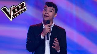 Leandro Teherán canta ‘Todo de cabeza’  Audiciones a ciegas  La Voz Teens Colombia 2016 [upl. by Figone]