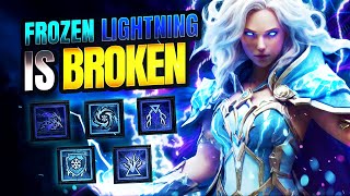 The NEW BEST ENDGAME Sorcerer Build  Lightning Spear  Frozen Orb PERFECTED  Diablo 4 Season 5 [upl. by Venuti]