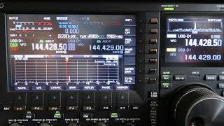 TS990 with G4DDK 2M Transverter [upl. by Adnert]