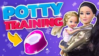 Barbie  Potty Training with the Twins  Ep50 [upl. by Meill]