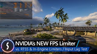 NVIDIAs NEW FPS Limiter vs RTSS amp InEngine Limiters  Input Lag Results [upl. by Eseret219]