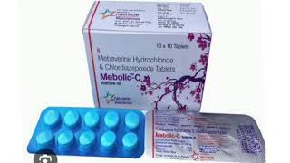 Mebolic C Tablets Mebeverine Hydrochloride amp Chlordiazepoxide Tablets [upl. by Dinan]