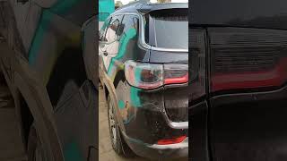 Jeep car before and after polishing automobile 3m shorts youtubeshorts [upl. by Nutter]