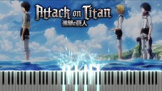 Attack on Titan  TKTThanksATLevis Choice Piano Tutorial  Sheet Music [upl. by Nemrak]