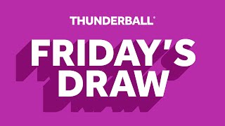 The National Lottery Thunderball draw results from Friday 15 November 2024 [upl. by Ahsitruc]