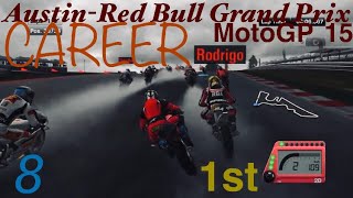 MotoGP 15 PS4 AustinRed Bull Grand Prix of the Americas  1st  Level 6  Round 2  Mahindra [upl. by Megdal]