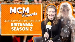 Eleanor WorthingtonCox on Britannia Season 2 and Caits Journey  MCM Presents [upl. by Nnylrahc]