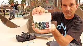 Probando rodamientos Abec 7 y ruedas 52mm SKATE VIDEO REVIEW [upl. by Leroi]