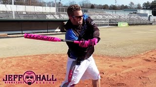 Jeff Hall Softball Hitting Tips  Stance Hip Rotation and Torque [upl. by Akemrej]