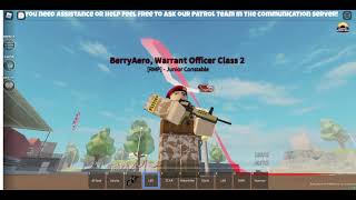 RobloxSandhurst Military Academy Patroling as an RMP [upl. by Ecienaj]