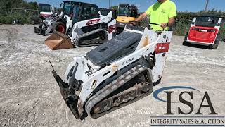 1105  2016 Bobcat MT85 Skid Steer Will Be Sold At Auction [upl. by Ynaffad25]