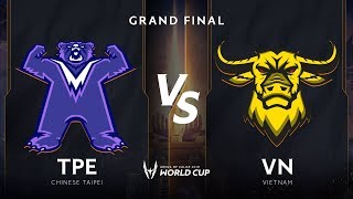 Việt Nam vs Đài Bắc Trung Hoa  Chung Kết AWC 2019  Garena Liên Quân Mobile [upl. by Ynaffyt881]