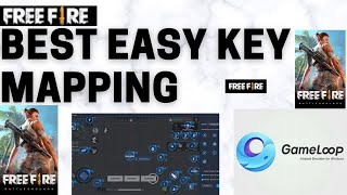 Best easy free fire control setting for PCGameloop emulatorBest Key Mapping in Game Free Fire2021 [upl. by Aribold]