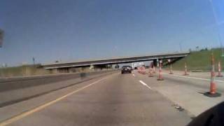 Crossing the Mississippi River at Vicksburg MS on I20 [upl. by Odnomor]