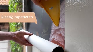 Richtig tapezieren  Fototapeteshopz [upl. by Oirad]