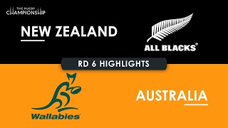 HIGHLIGHTS  NEW ZEALAND v AUSTRALIA  The Rugby Championship 2024 [upl. by Macdonell882]