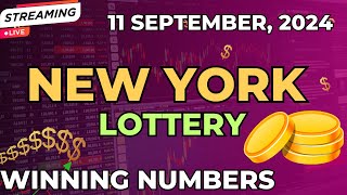 New York Midday Lottery Results For  11 Sep 2024  Numbers  Win 4  Take 5  NY Lotto  Powerball [upl. by Aiksa]