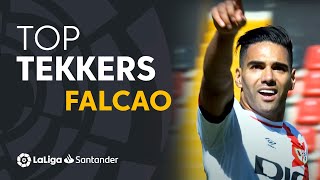 LaLiga Tekkers Gol de Falcao en su debut con el Rayo Vallecano [upl. by Sane565]