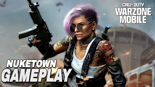 Warzone Mobile Map Nuketown Gameplay [upl. by Mouldon]