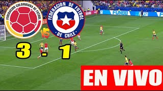 PARTIDAZO EN VIVO COLOMBIA VS CHILE 3  1 ELIMINATORIAS QATAR 2022 [upl. by Lewellen161]