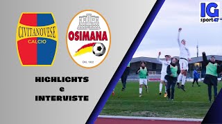 Civitanovese vs Osimana 20 Eccellenza Marche [upl. by Attiuqehs129]