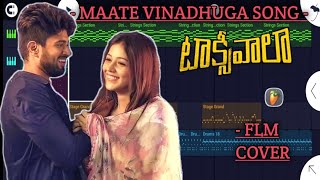 Maate Vinadhuga Song Cover  Taxiwala Movie Song  Vijay  Jakes Bejoy Music  FLM Cover RajPianist [upl. by Einad730]