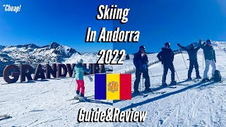 SKIING In Andorra 2023  Pas De Le Casa Grandvalira Ski Resort Review BARGAIN [upl. by Carrnan]