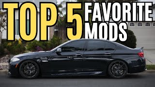 Top 5 Favorite Mods Done To My BMW F10 [upl. by Karil]